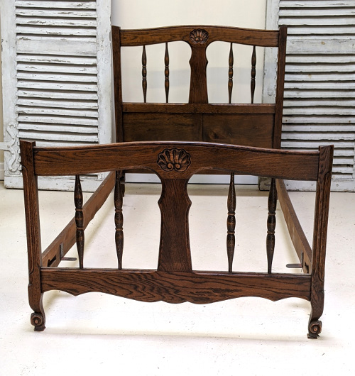 vintage french provencal style bed